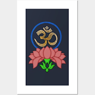 OM: Lotus Flower Posters and Art